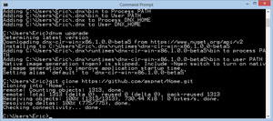 Git Clone of ASP.NET MVC 6 Repository