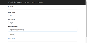 Creating New Contact